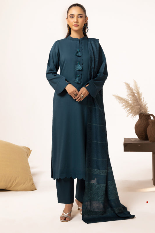 MARIAM DHANAK COLLECTION TEAL