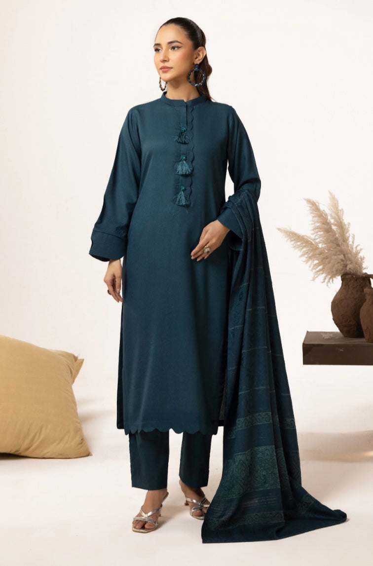 MARIAM DHANAK COLLECTION TEAL