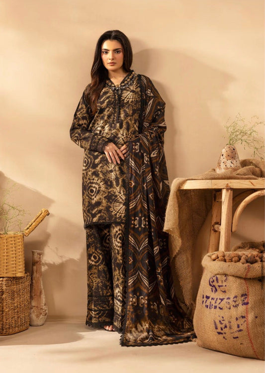 OMBRÉ SILK KHADDER WITH CHIFFON DIGITAL DUPATTA SIMRANS (PREORDER - DISPATCH 17/09/26)