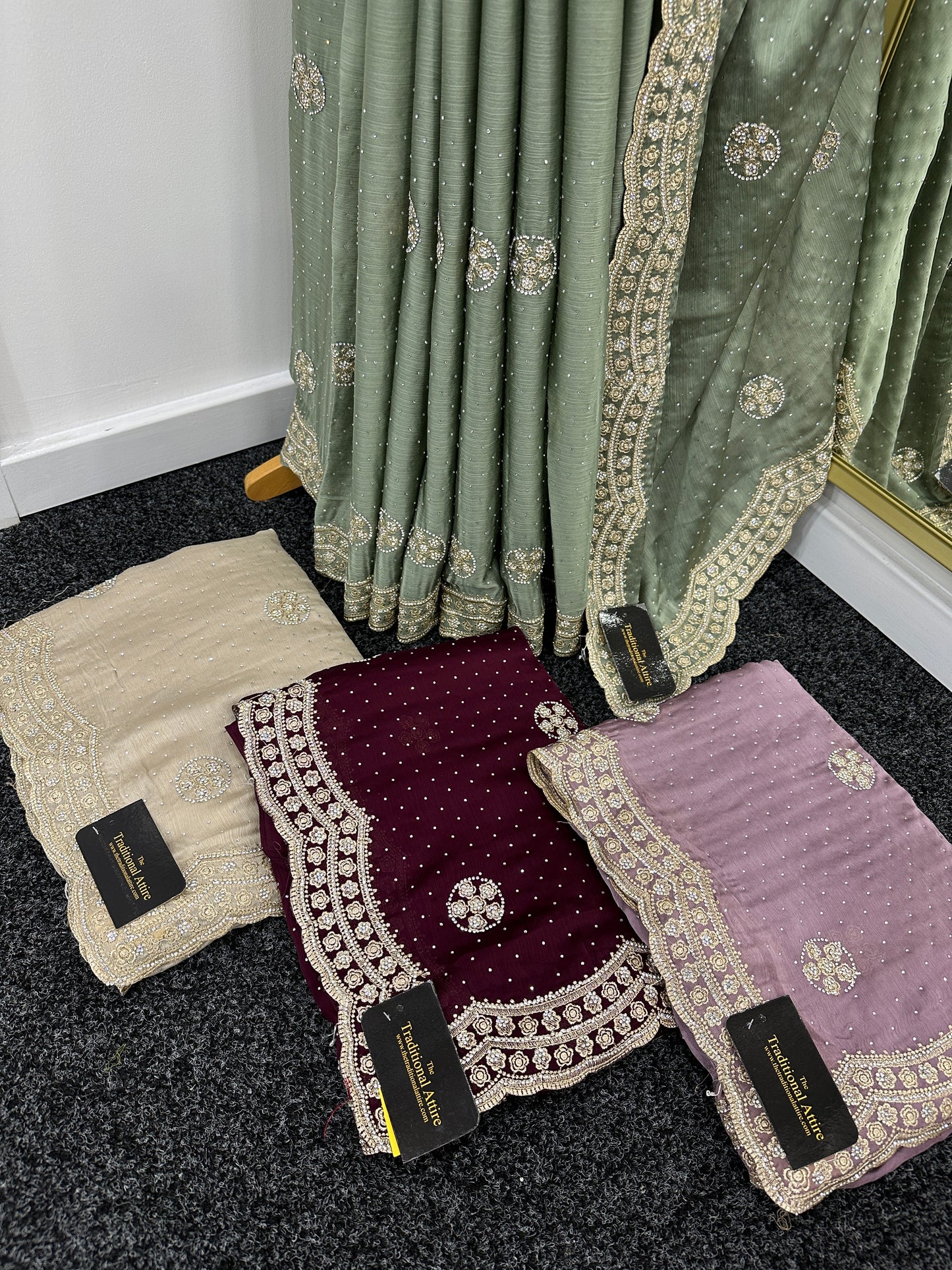 INAYAT - Stonework Saree