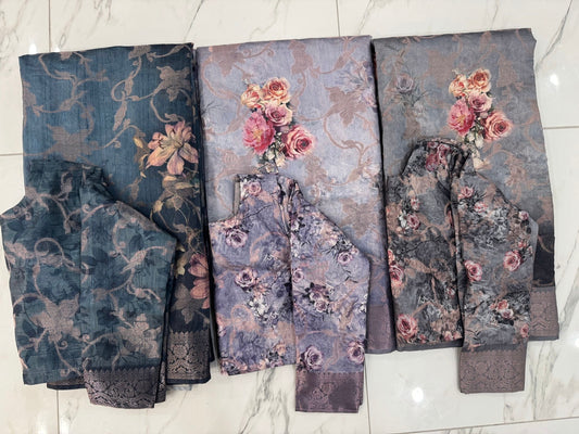 YARA - Printed banarsi Saree