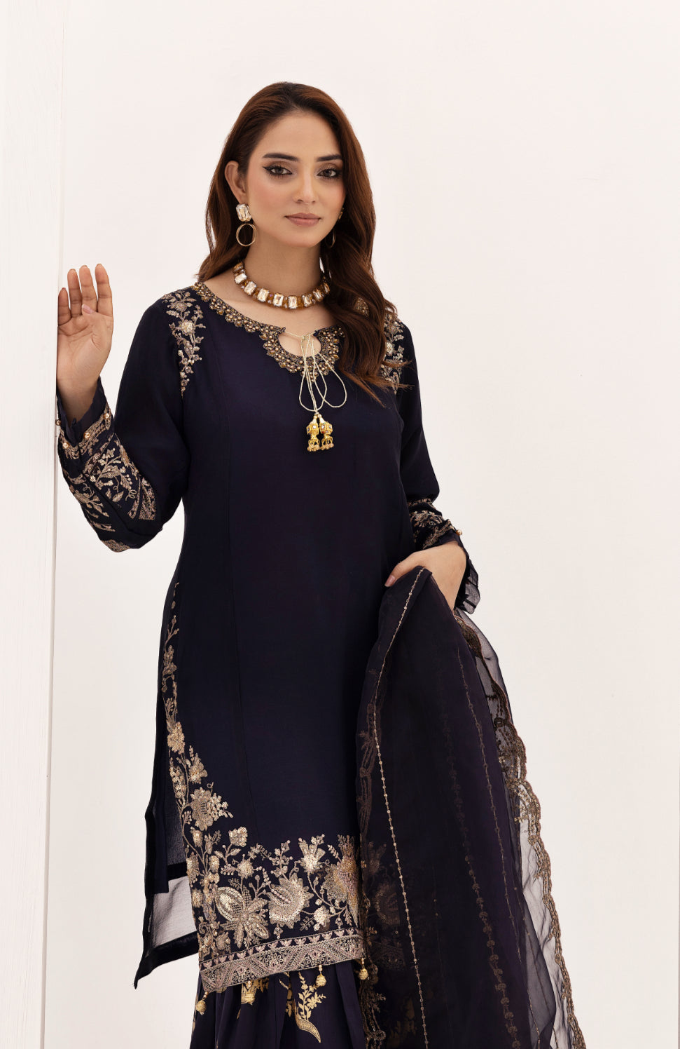 SIMRANS ELIZA COLLECTION - NAVY BLUE