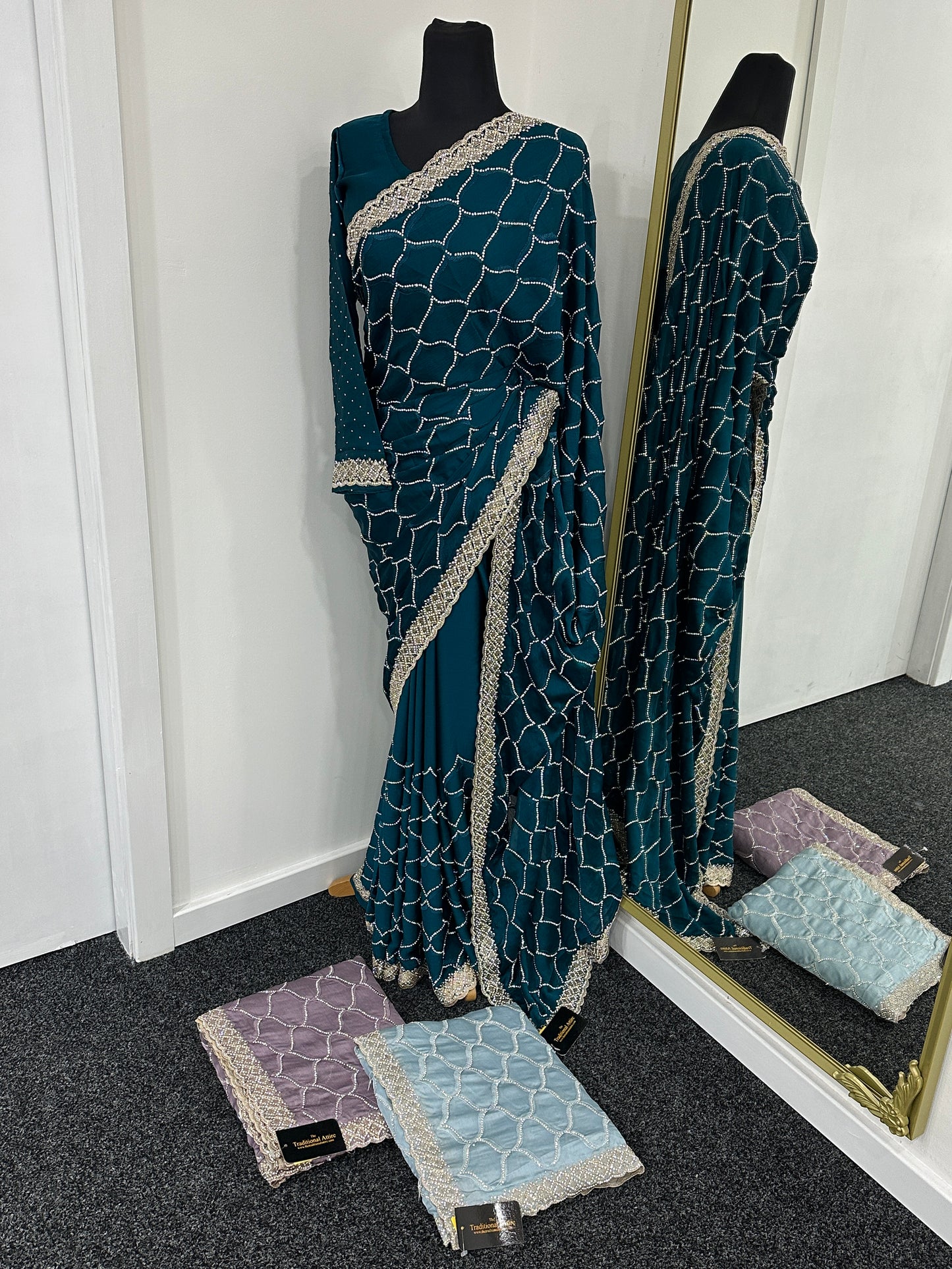 SAMAN- Heavy embellished Stonework Saree