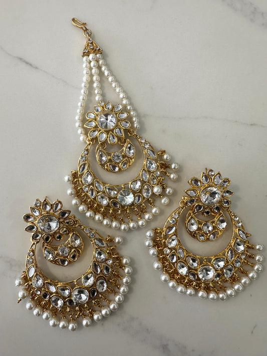 TIKKA AND EARRING SET