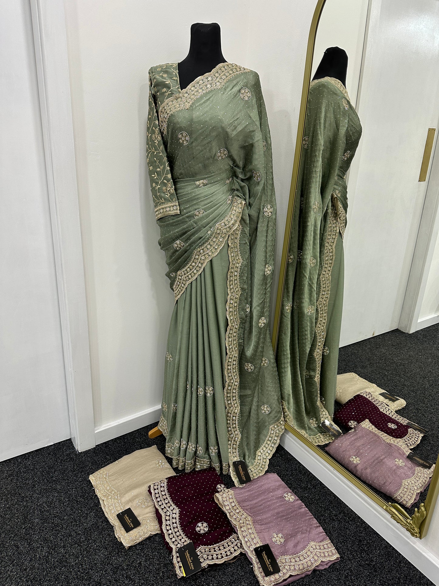 INAYAT - Stonework Saree