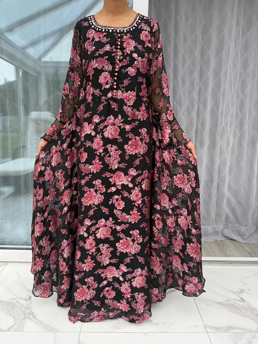 BRASSO CHIFFON MAXI