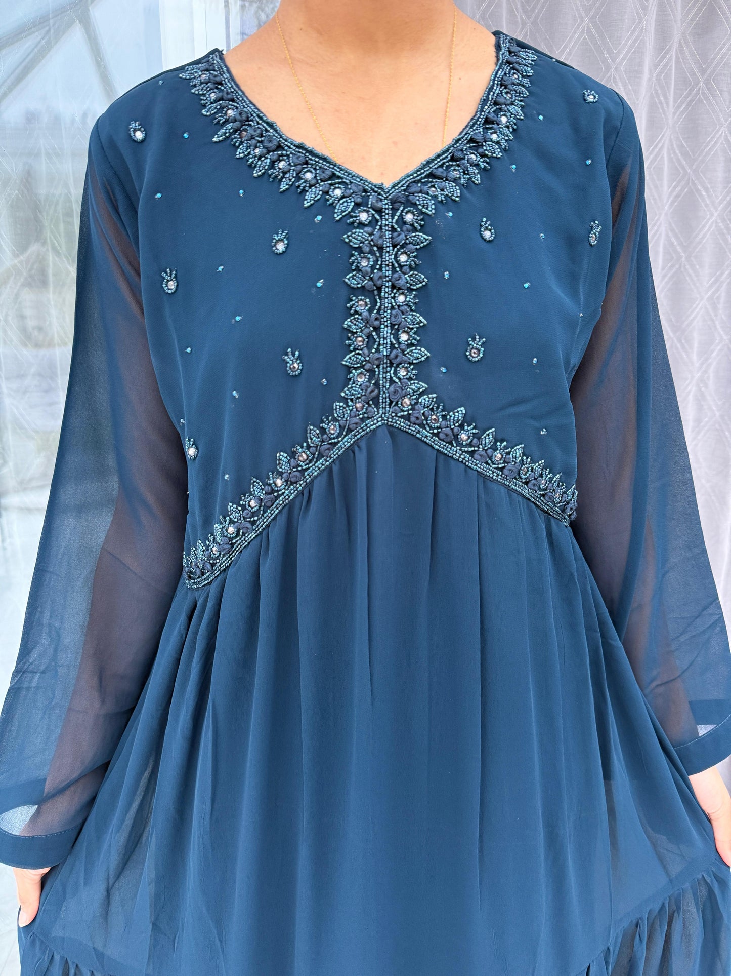 GEORGETTE MAXI DRESS