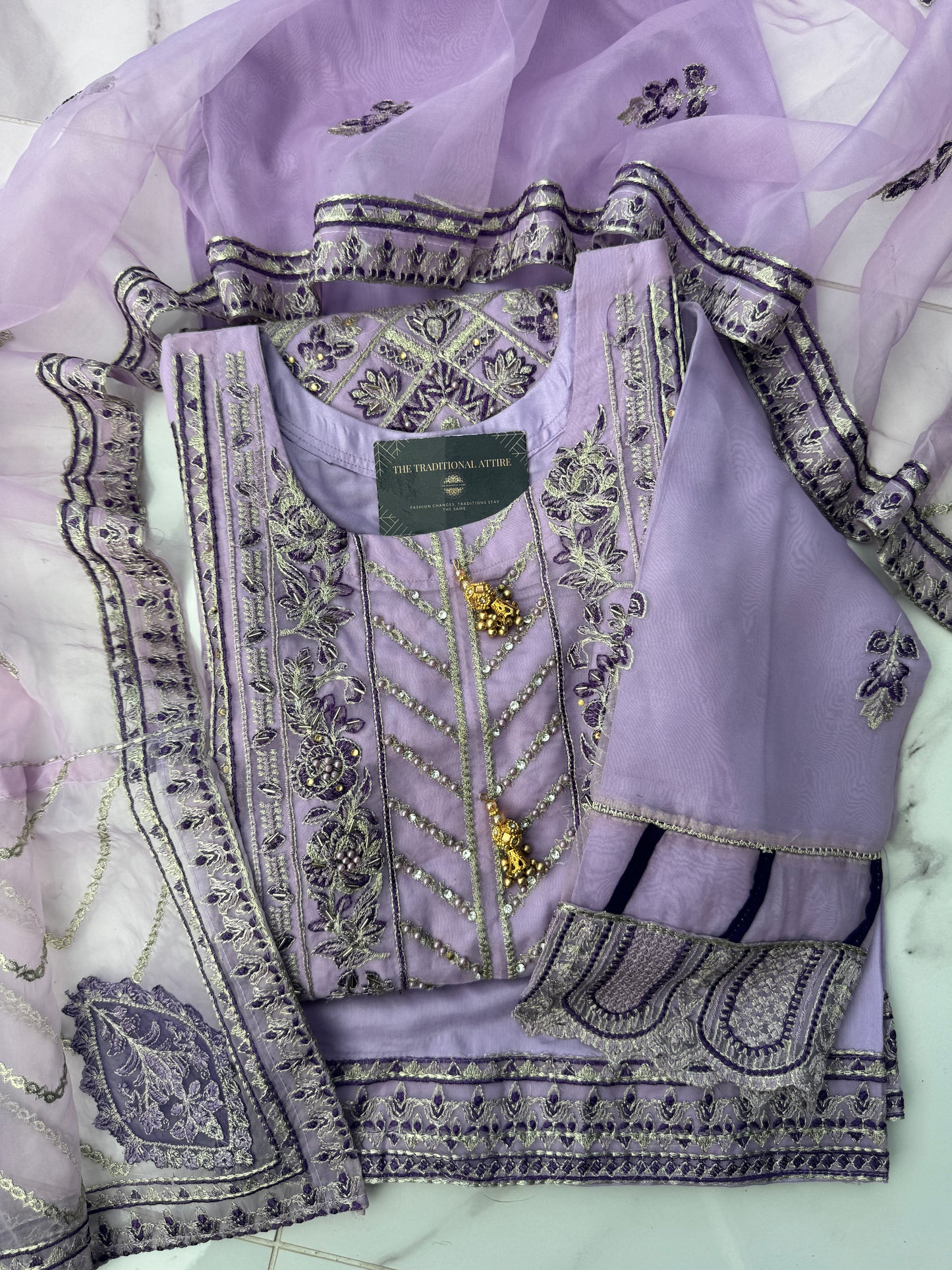 SIMRANS NOOR COLLECTION LILAC