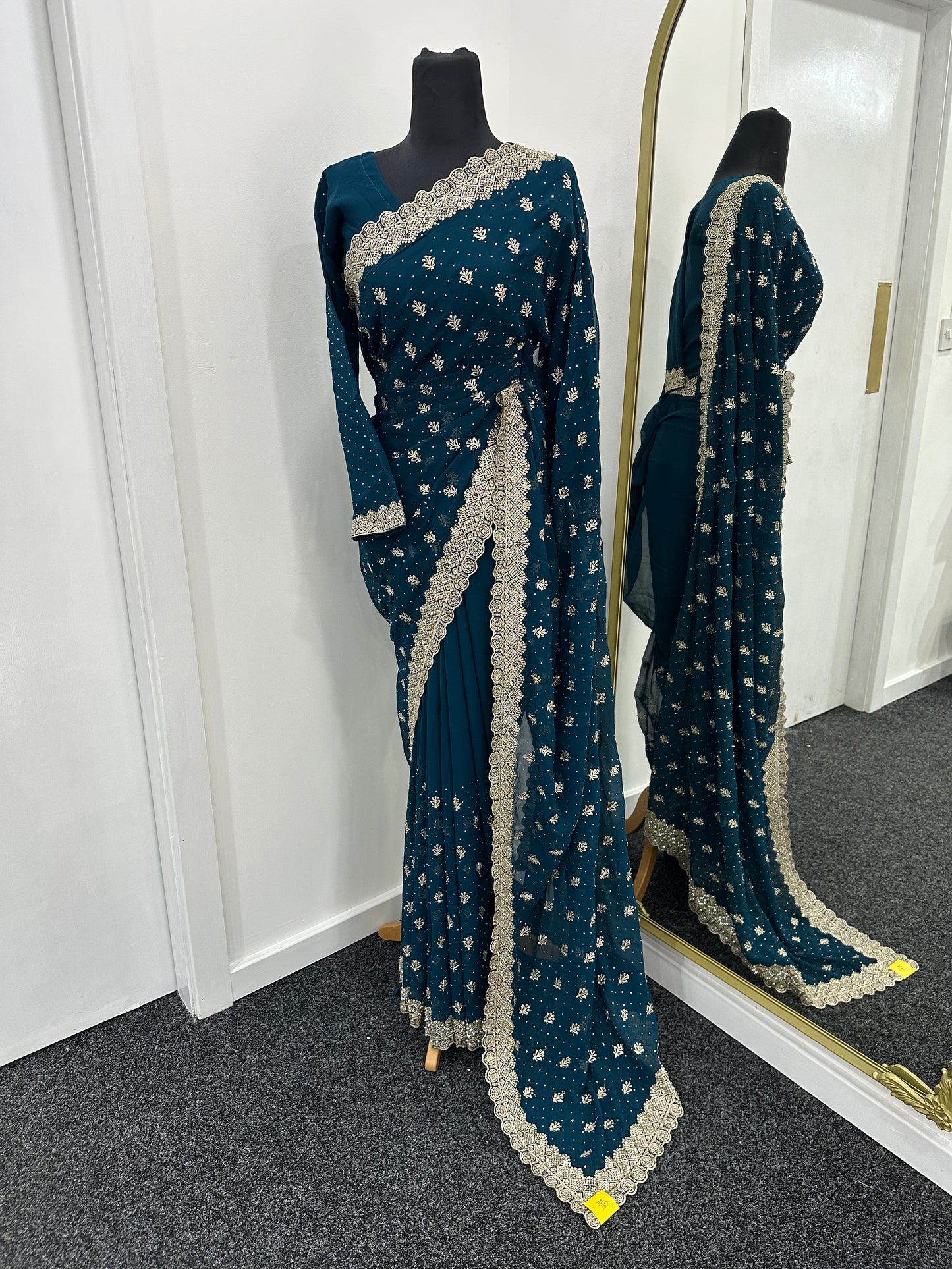 TAIBA - Stonework embellished saree
