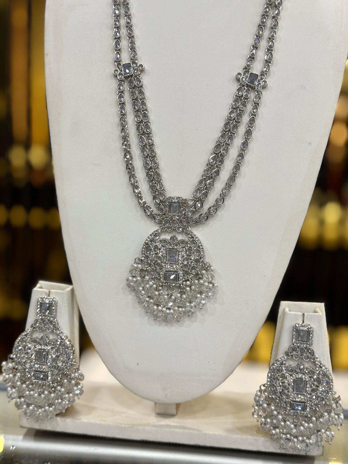 AZRA SILVER - Mala jewellery set