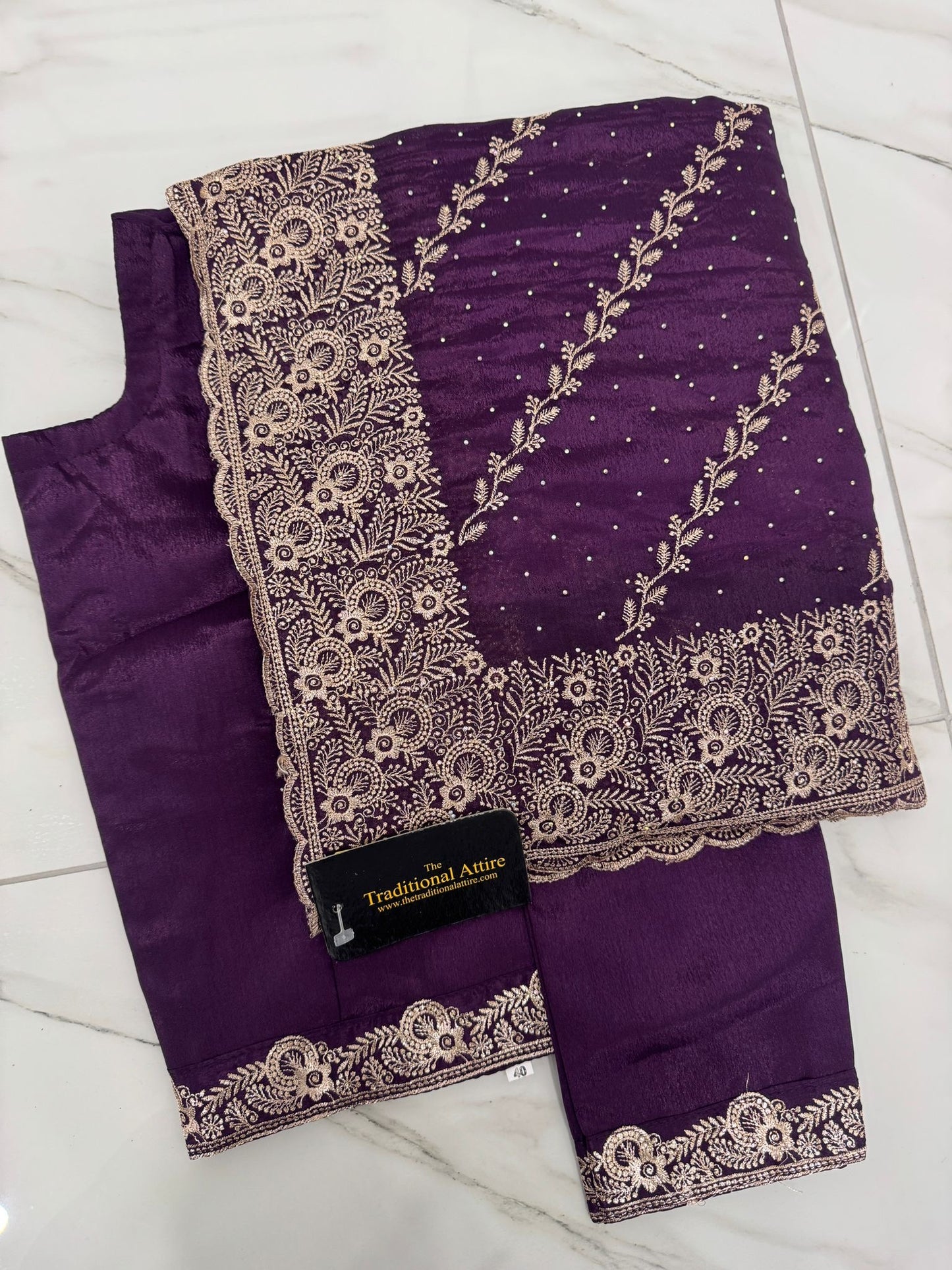 JAAL EMBROIDERED SAREE - 332