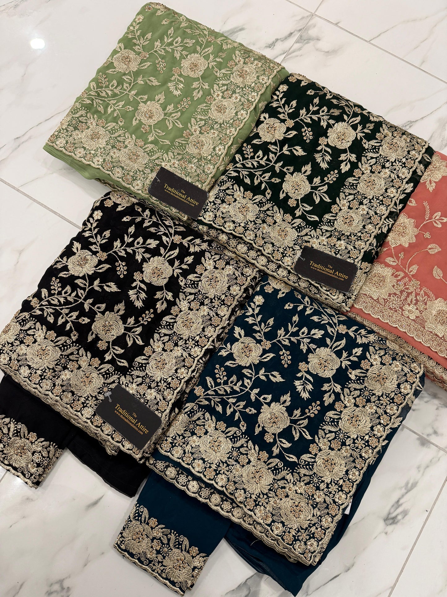 ESHA - Embroidered stonework Saree