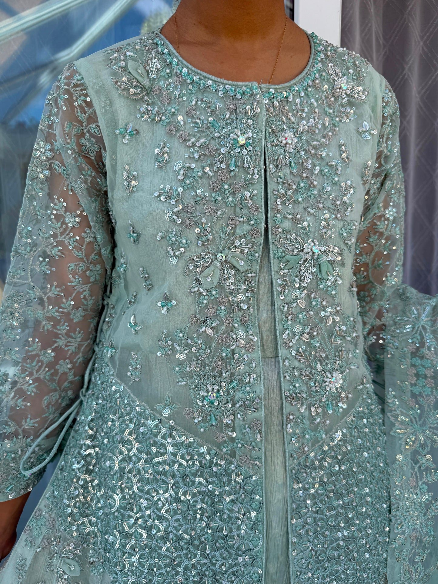 ZAYRA - Embroidered jacket style dress