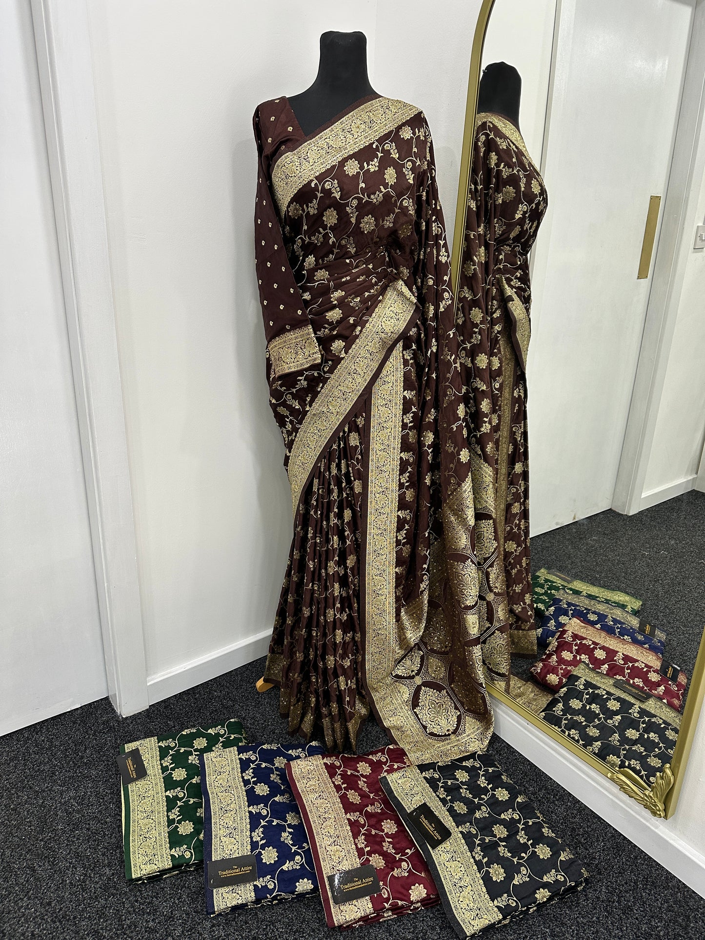 Luxury Banarsi Katan saree