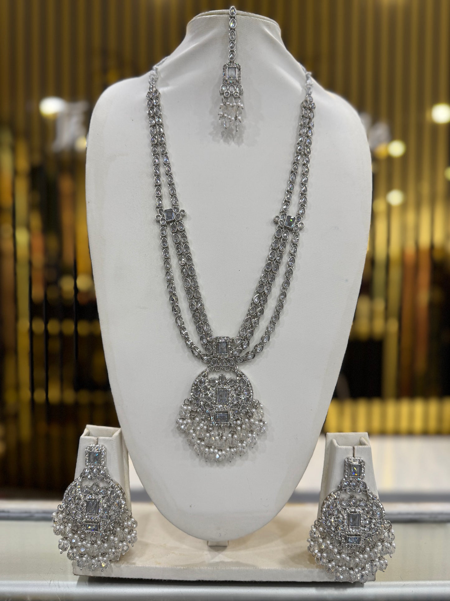 AZRA SILVER - Mala jewellery set
