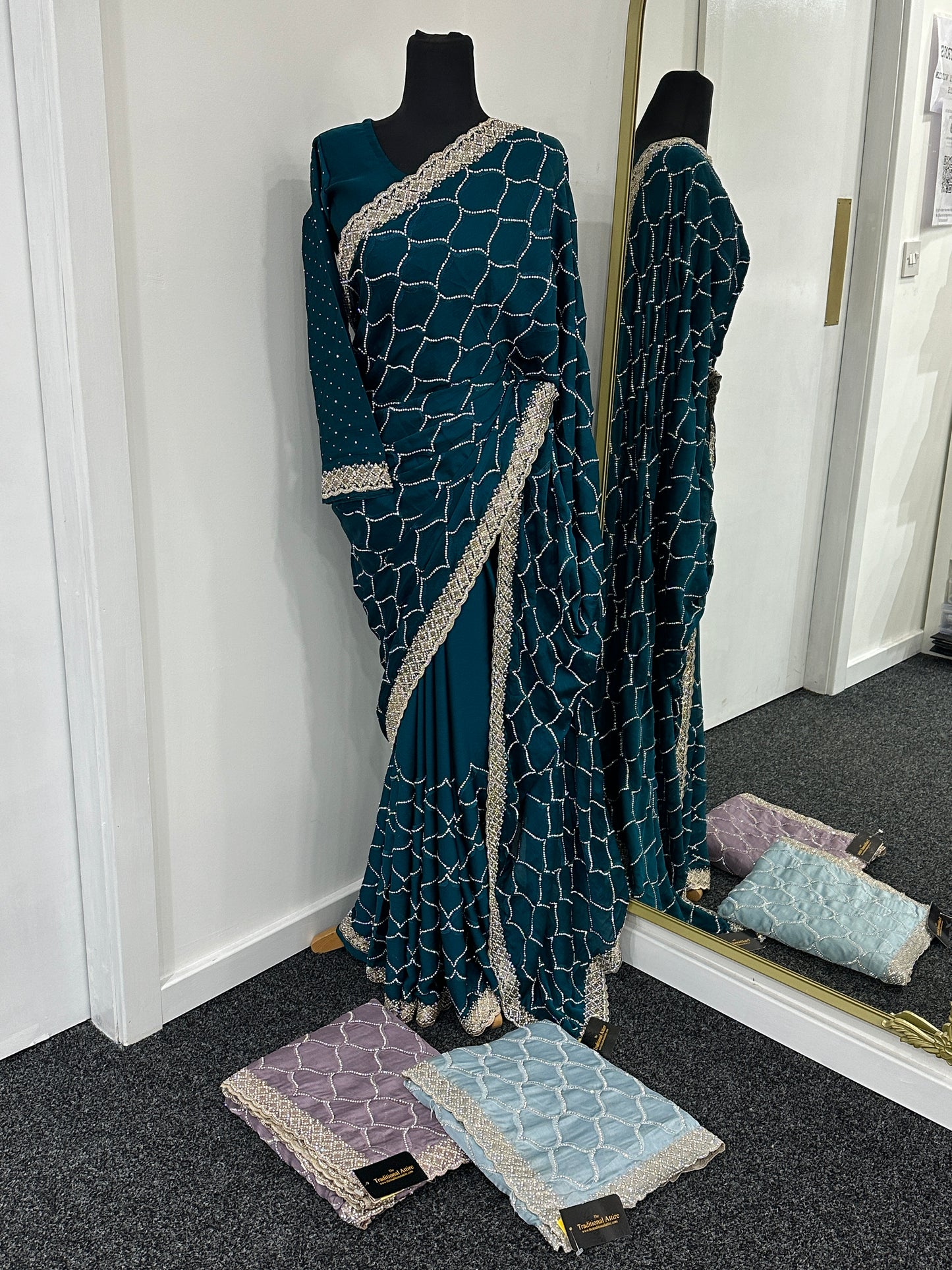 SAMAN- Heavy embellished Stonework Saree