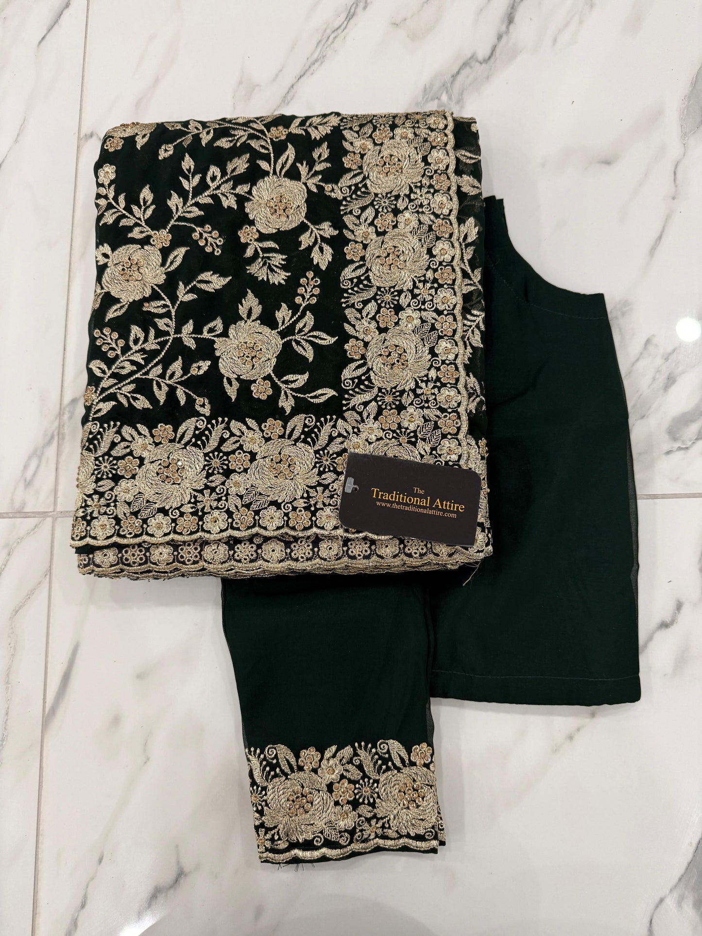 ESHA - Embroidered stonework Saree